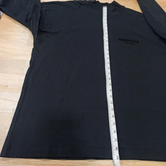 Fear Of God Essentials Mockneck Off Black Men's Size ,Tall Medium Oversized - Picture 15 of 16